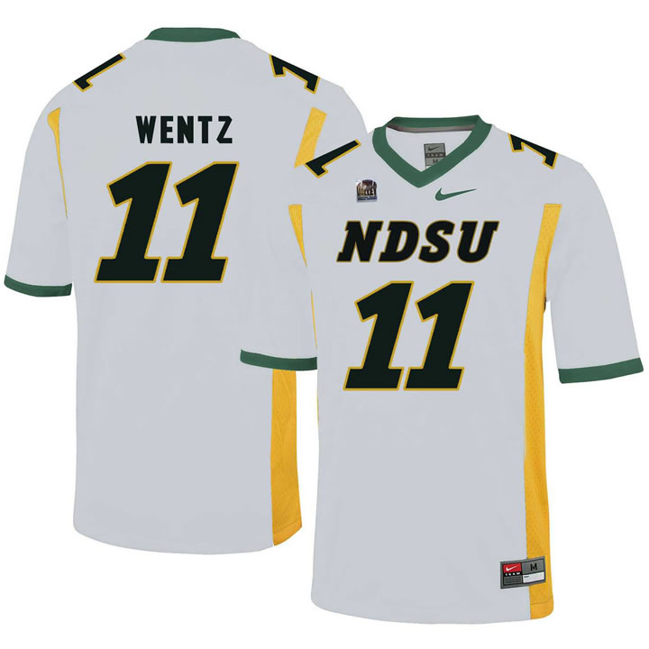 North Dakota State Bison 11 Carson Wentz White College Football Jerseys Dzhi,We sell and wholesale North Dakota State Bison 11 Carson Wentz White College Football Jerseys Dzhi on line form chian!